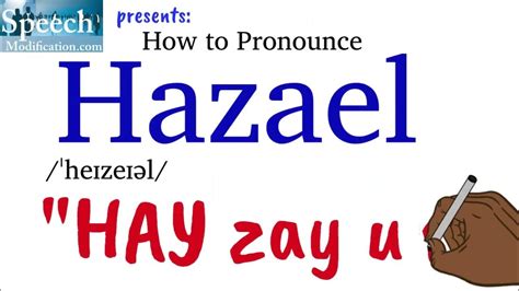 hazael pronounce|how to pronounce hasiel.